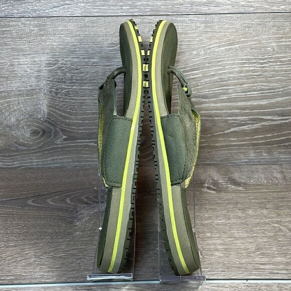 Columbia Solna II Women’s Size 9 Soft Green Leather Thong Flip Flop Sandals - Picture 10 of 11